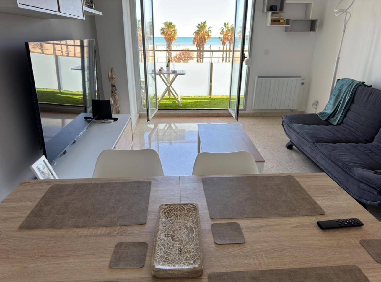 Apartamento Primera Linea De Mar Valencia Eksteriør bilde
